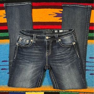 Miss Me 28 Mid-rise Easy Bootcut Jeans